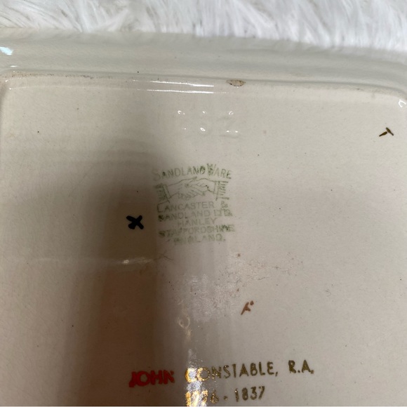 Vintage Sandland Ware John Constable Decorative Plate - Picture 7 of 7